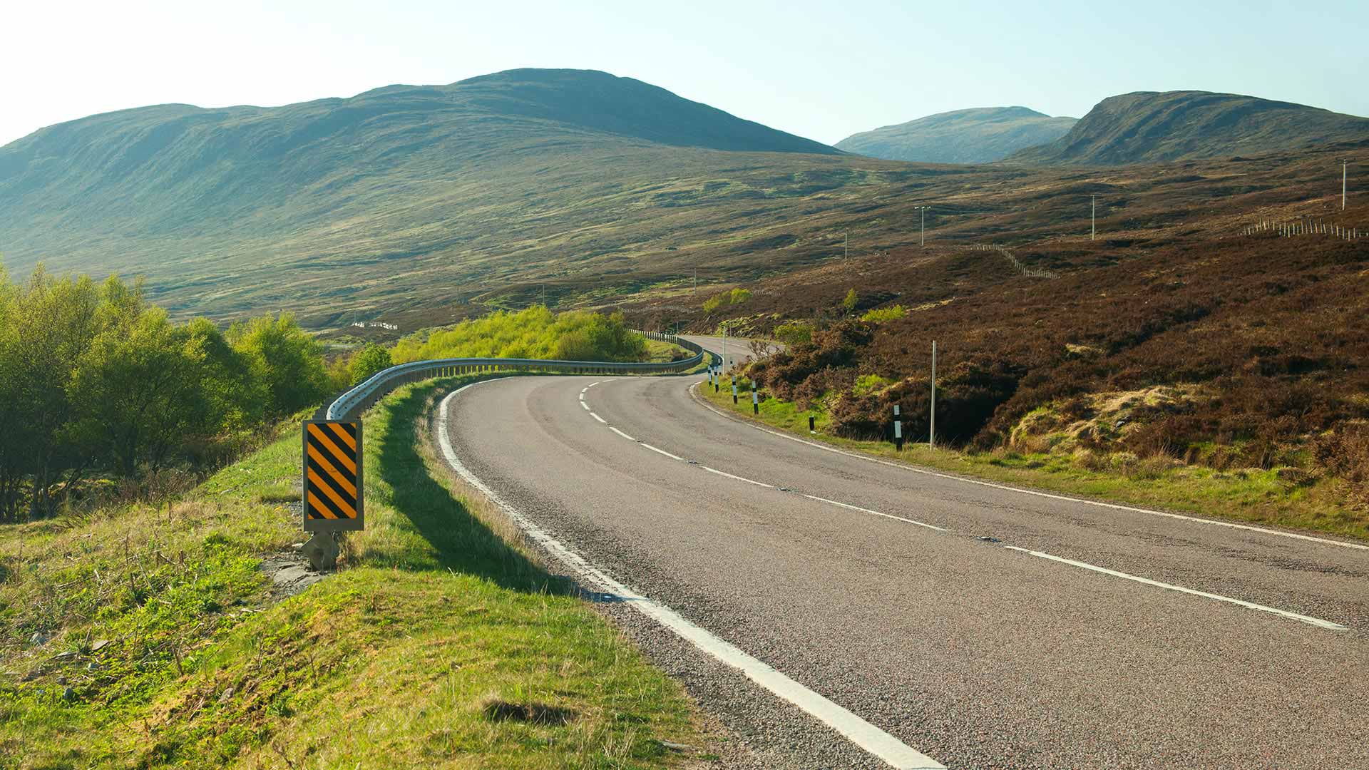 road through the mountains