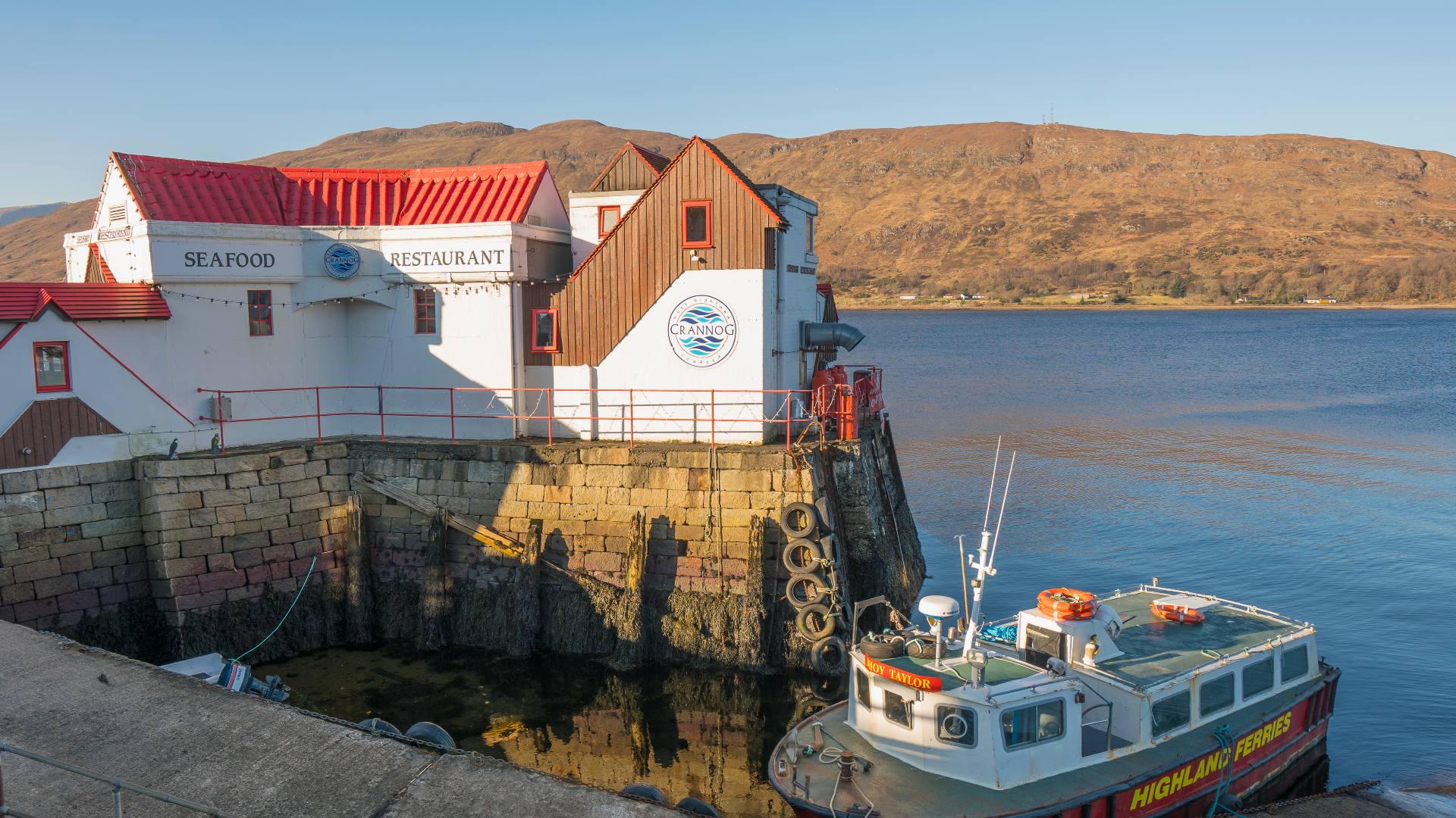 The Crannog Seafood Restaurant in Fort William