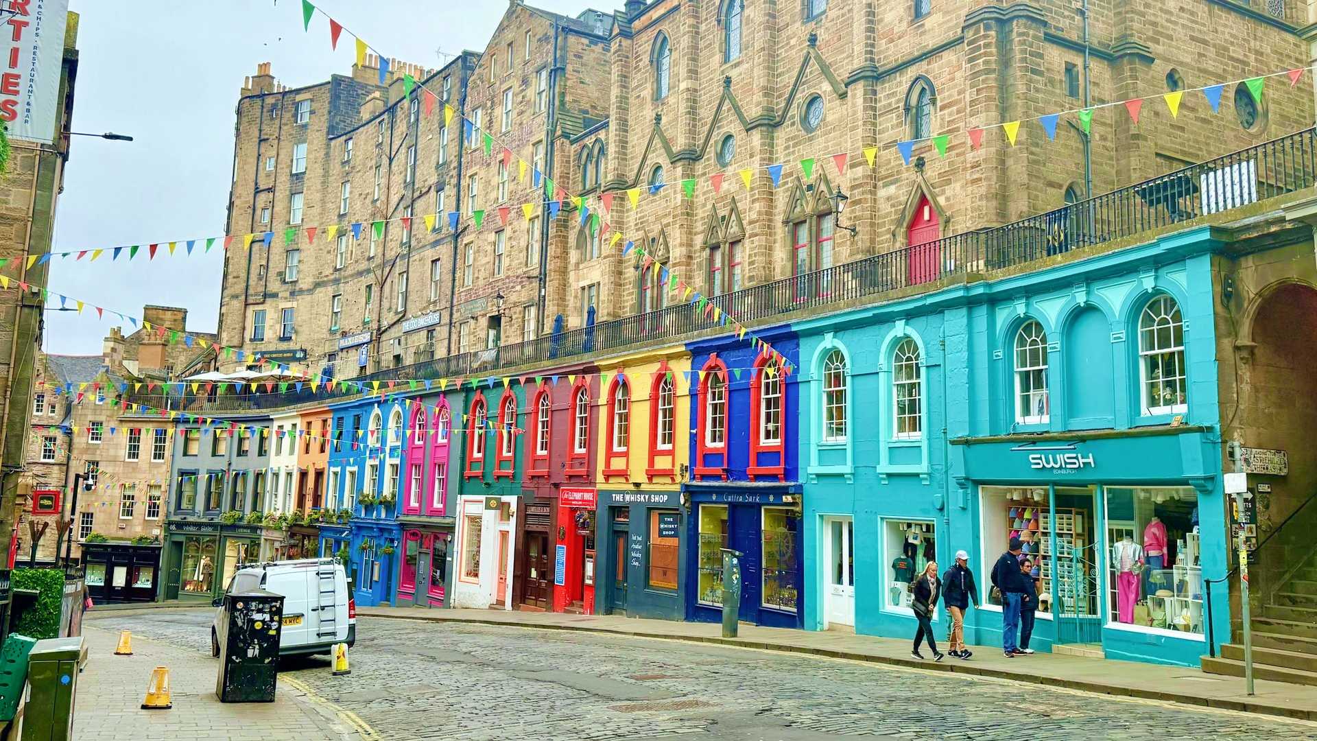 Stephanie's colourful photo of Victoria Street in Scotland.