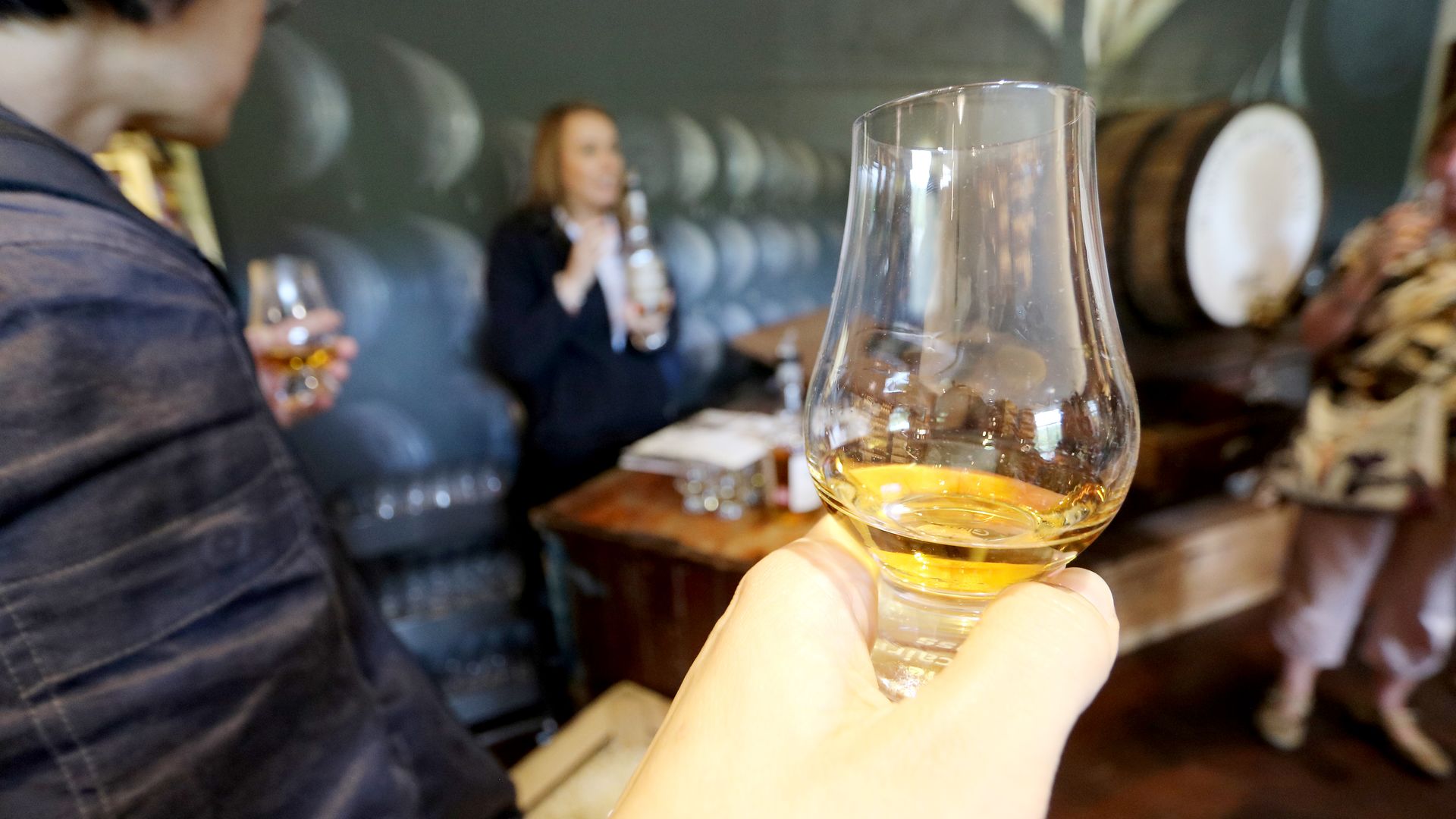 Whisky tasting at Deanston Distillery, Scotland