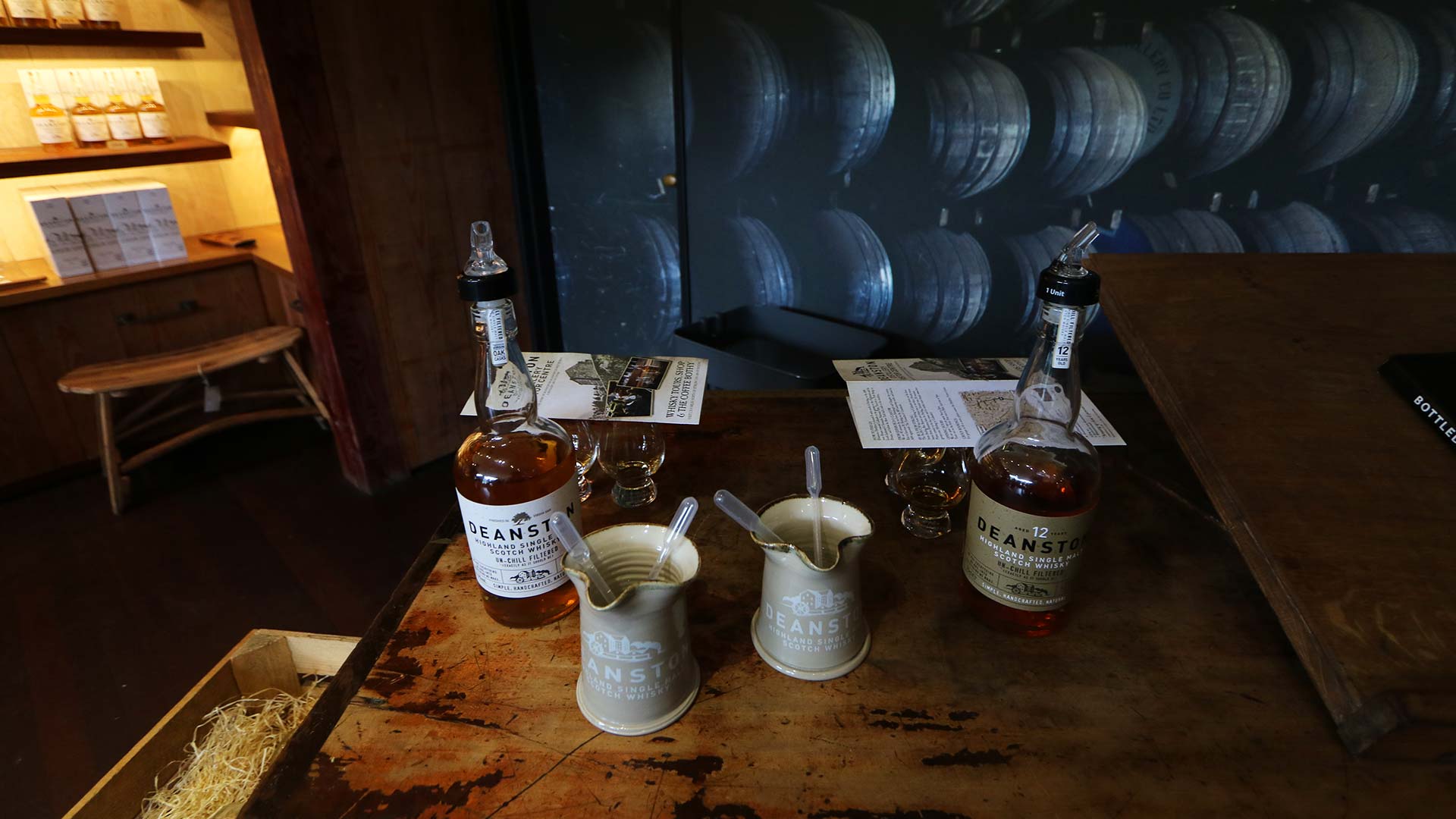 Deanston whisky distillery tour, Scotland
