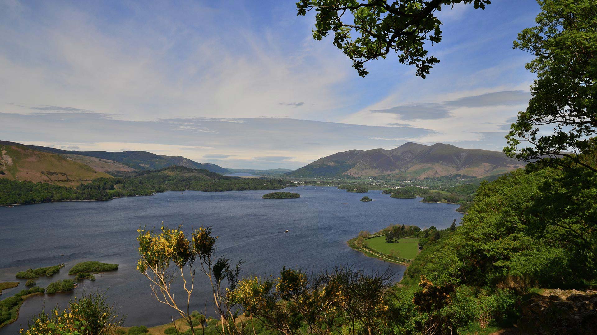 Derwentwater Lake in Scotland