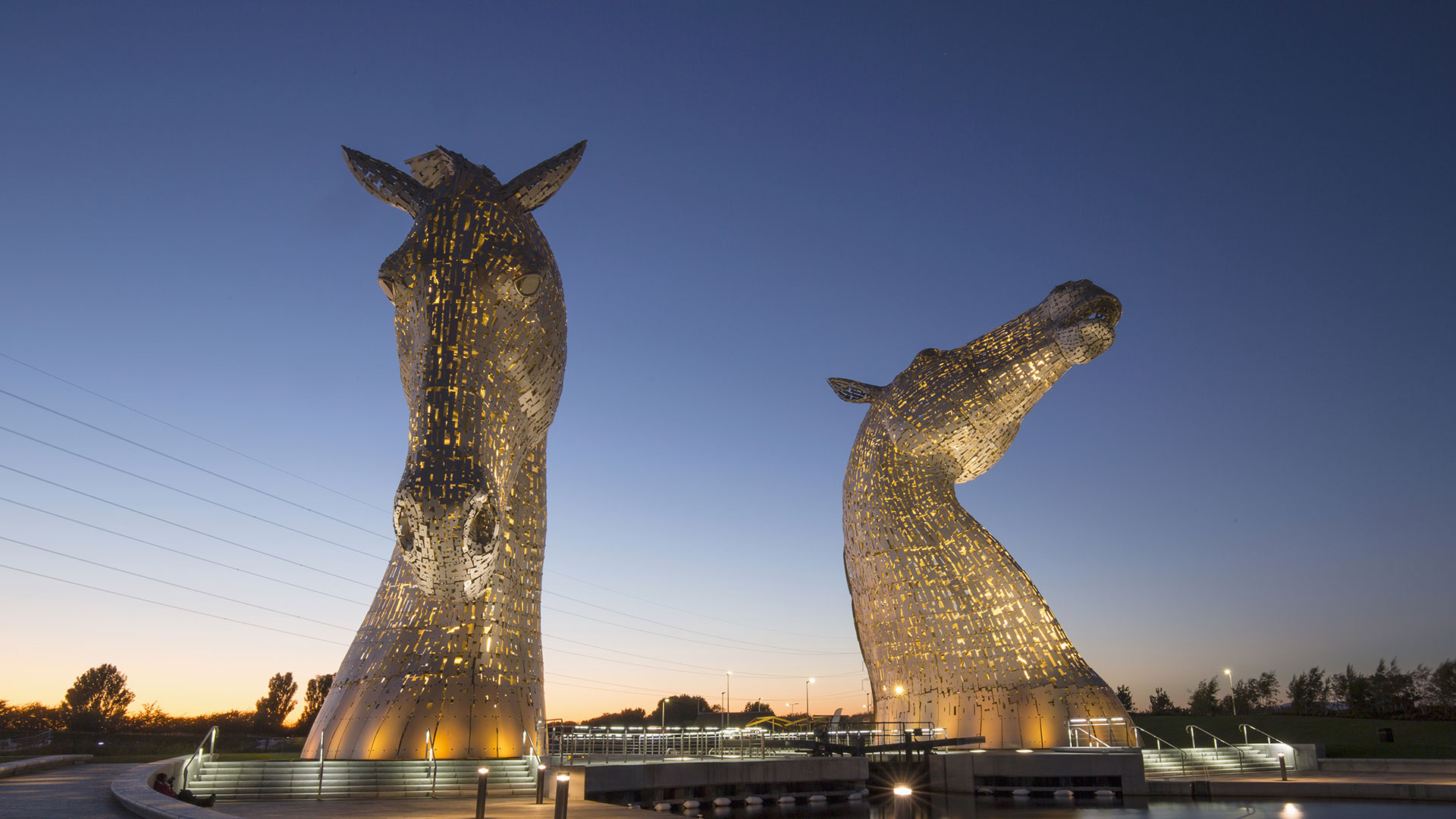 The Kelpies in Falkirk