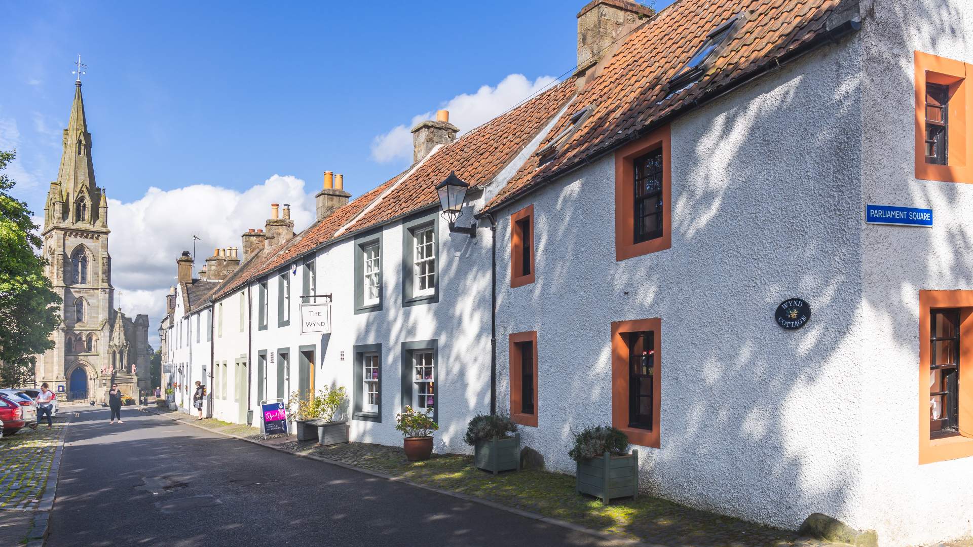 Row of houses in Falkland