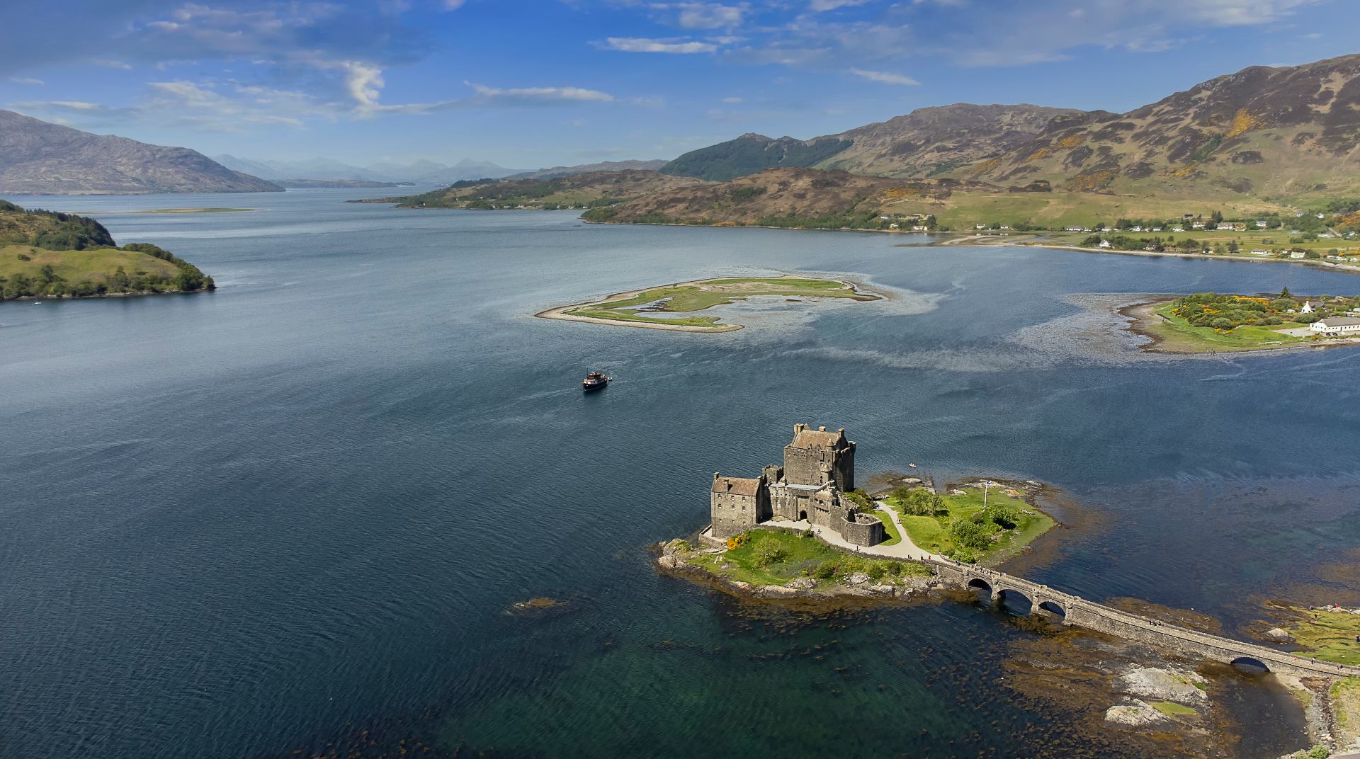 Loch Duich and Eilean Donan Castle, Scotland