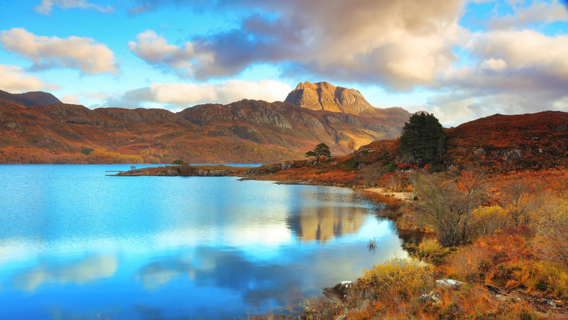 Loch Maree and Slioch mountain