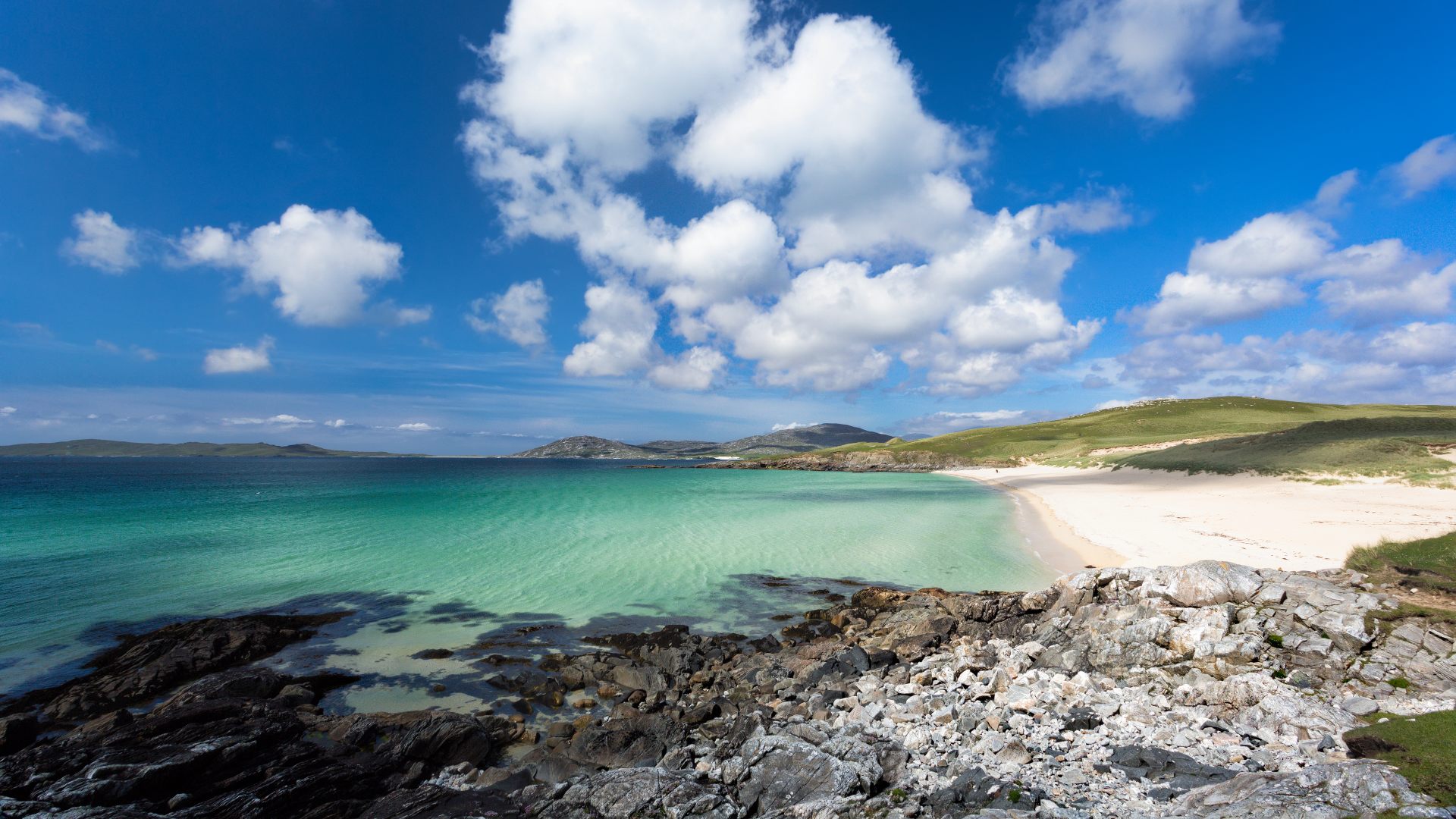 Luskentyre, one of the best beaches in Scotland