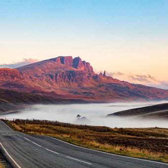 Road through Isle of Skye