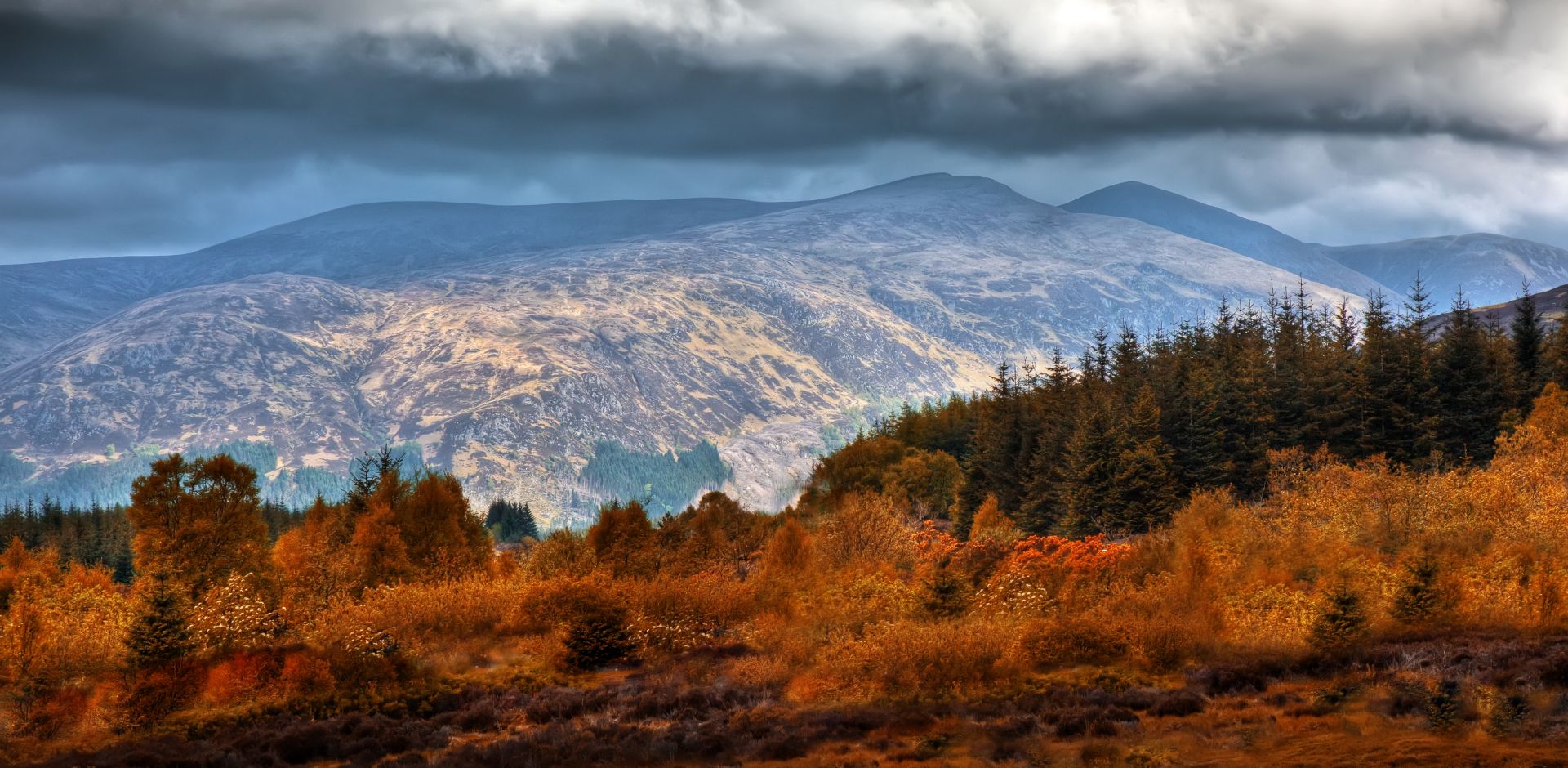 Scottish scenery in beautiful autumn colours