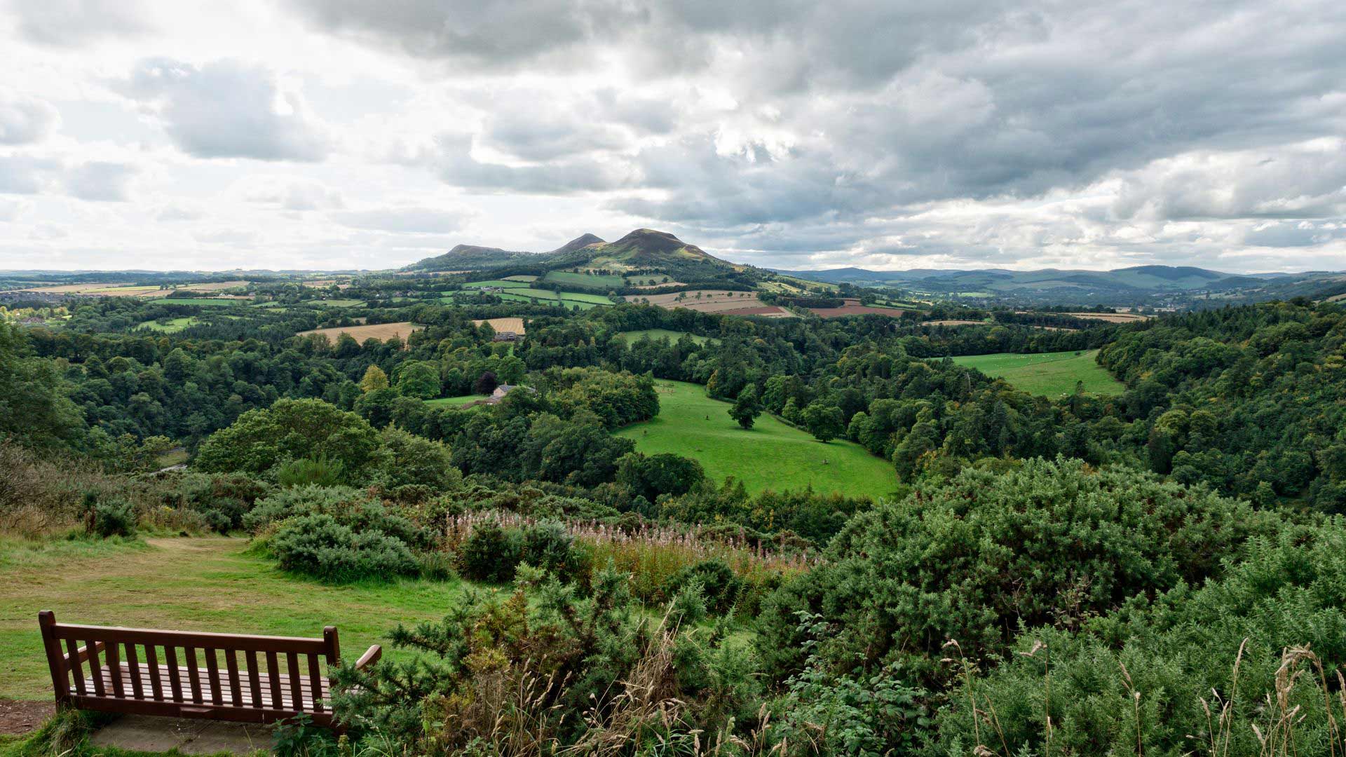 Scott's View in Scottish Borders - Dolfilms@DepositPhotos