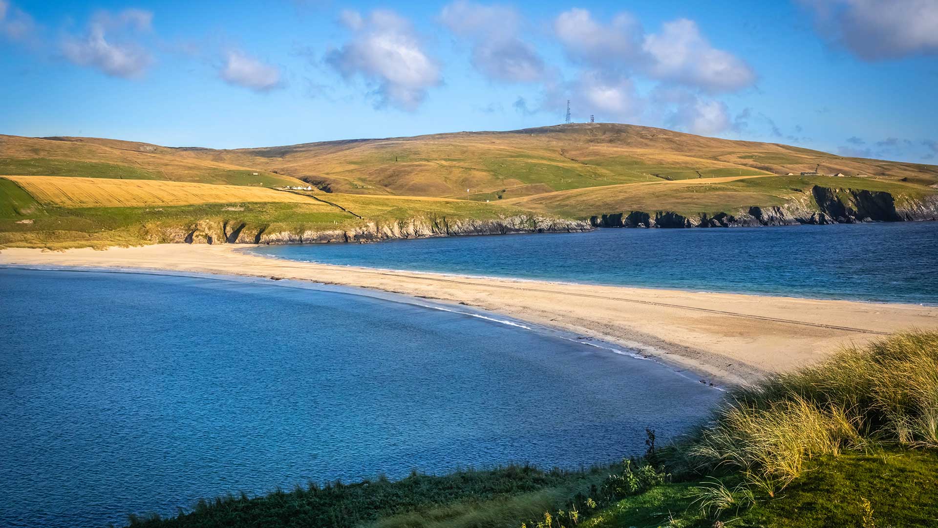 St Ninians, one of the best beaches in Scotland