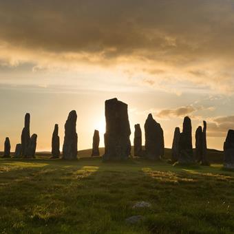 Stone Circle at the Isle of Lewis and Harris