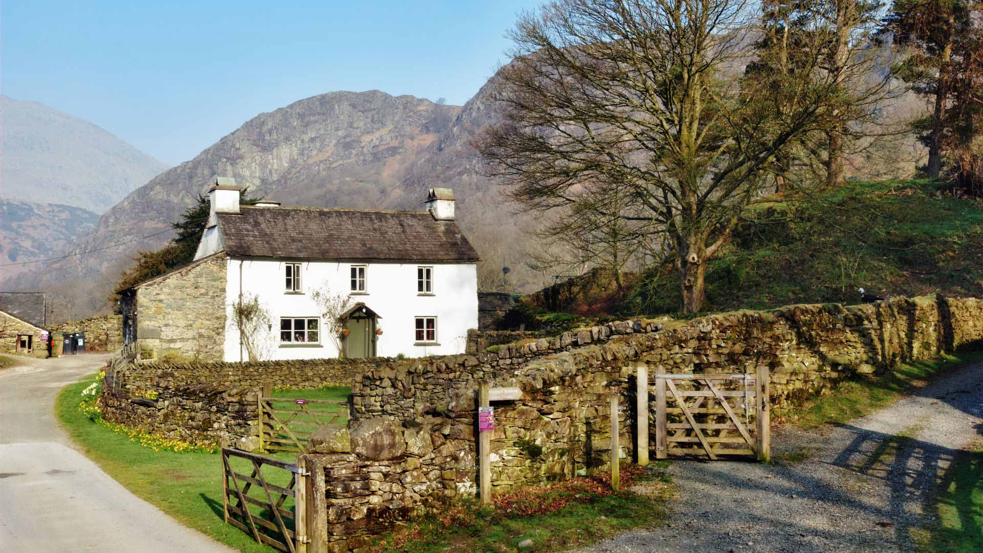 Yew tree farm in the Lake District