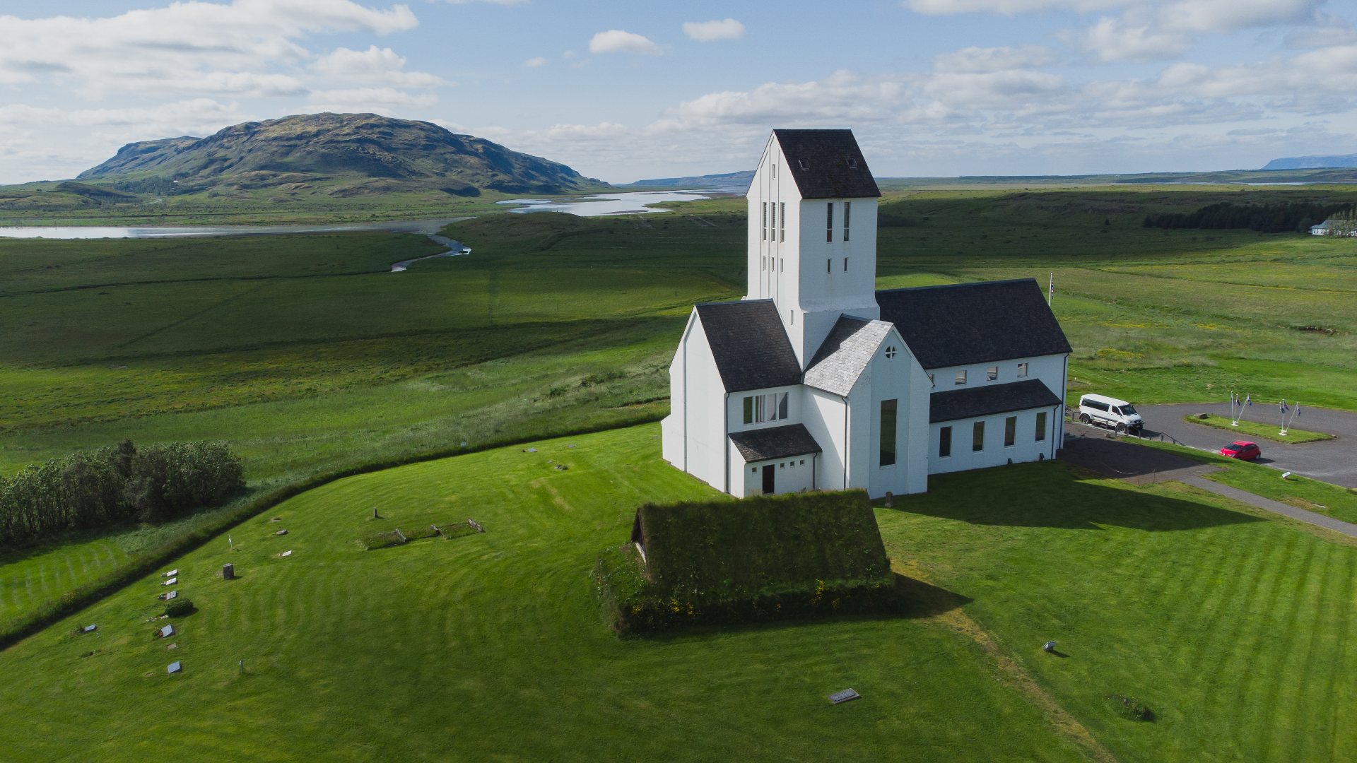 Skálholt Lutheran church in southern Iceland