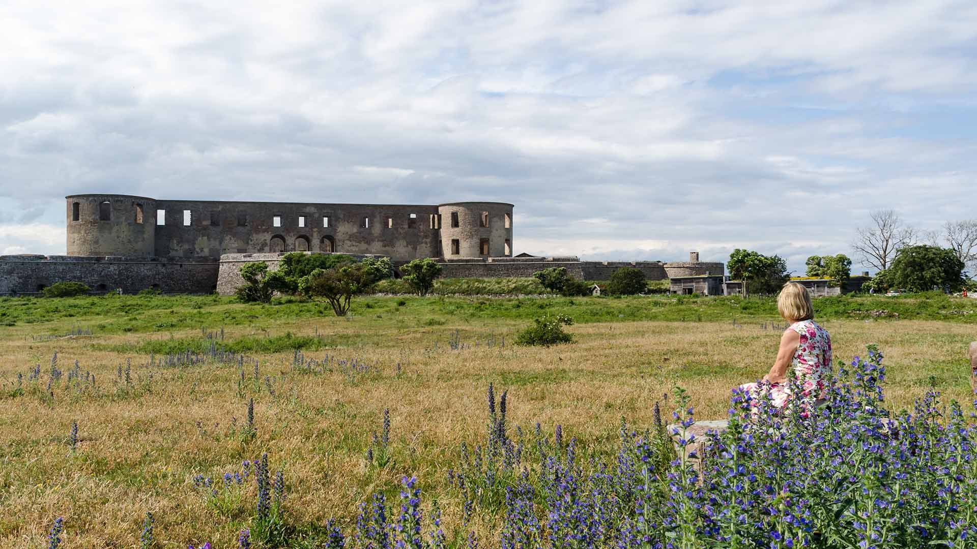 Borgholm Castle in Öland, Sweden