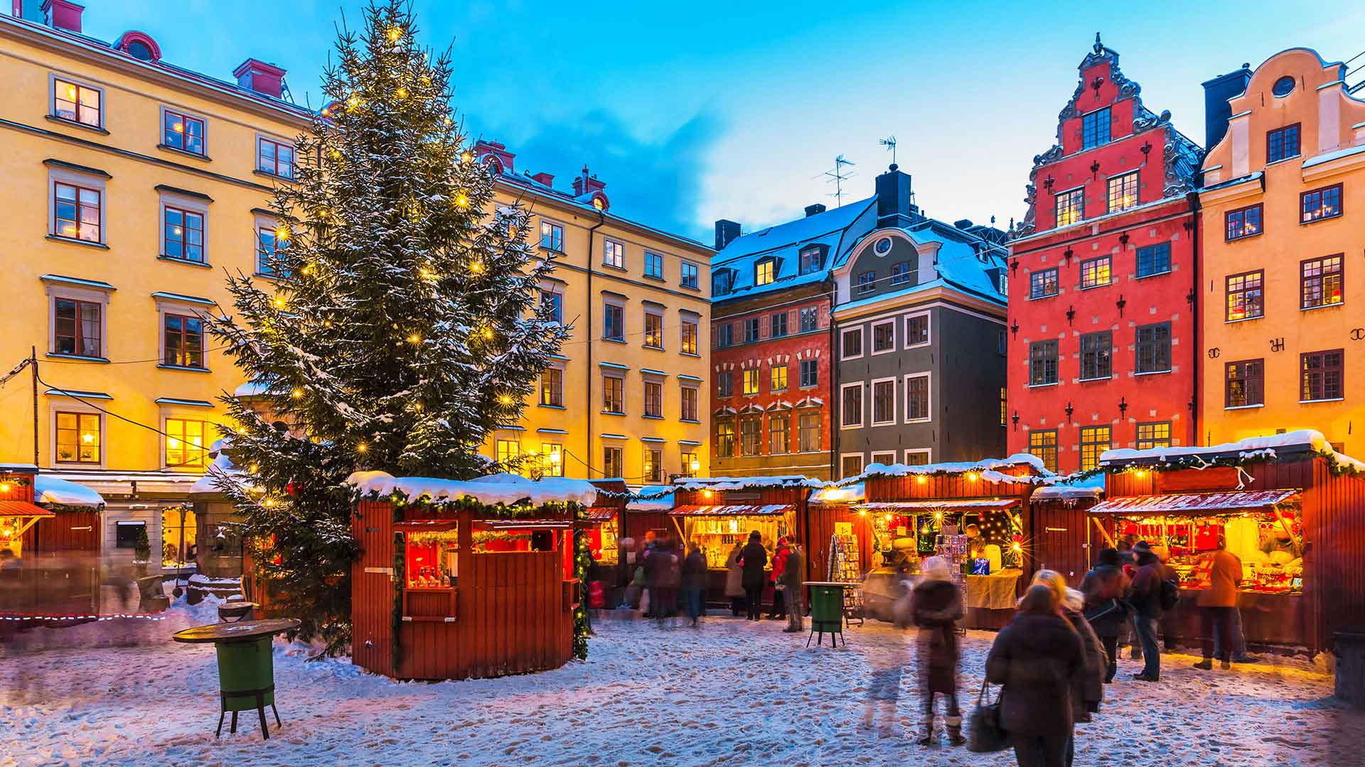 Christmas market in Gamla Stan, Stockholm