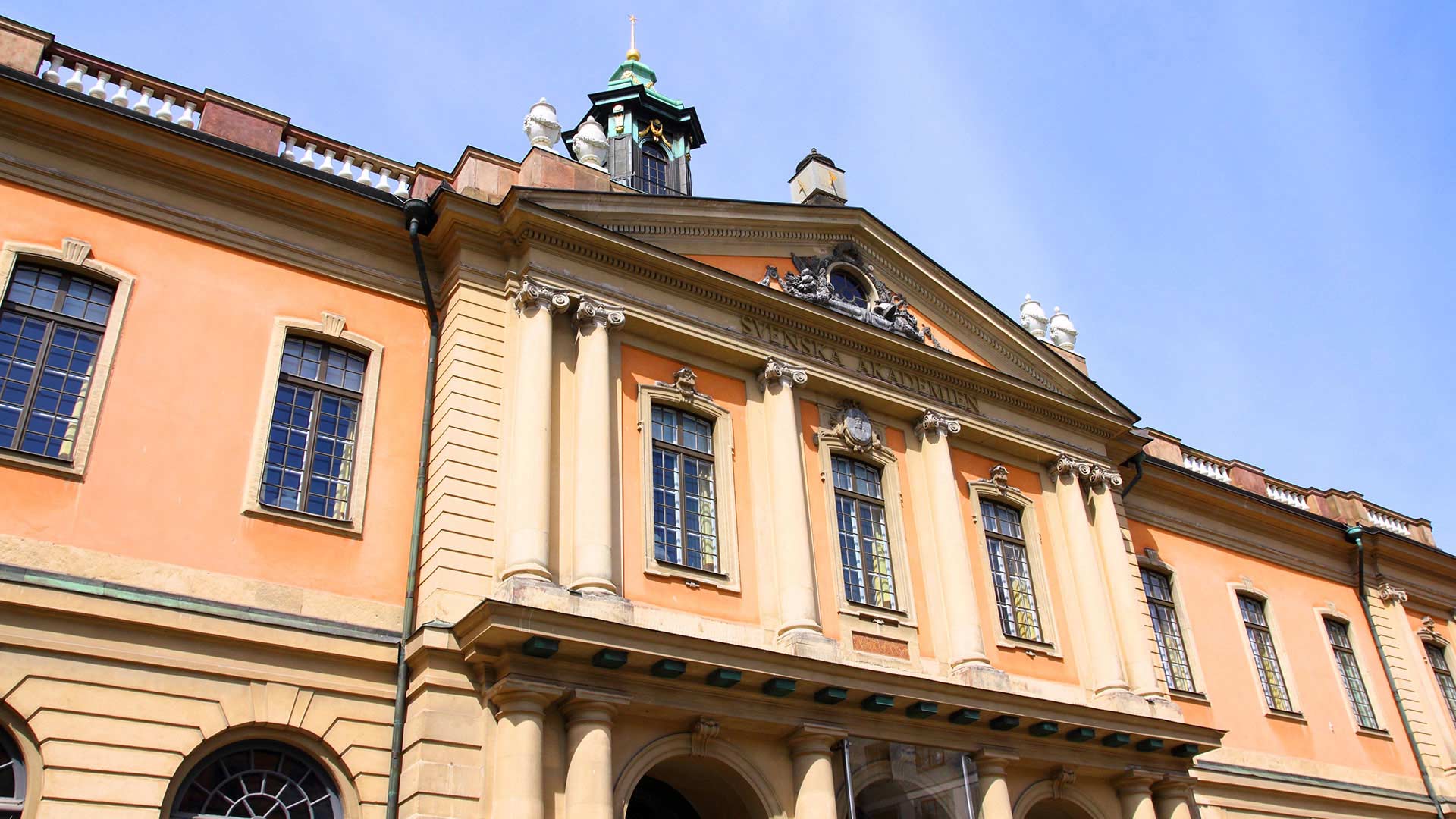 The Nobel Academy buildling in Stockholm
