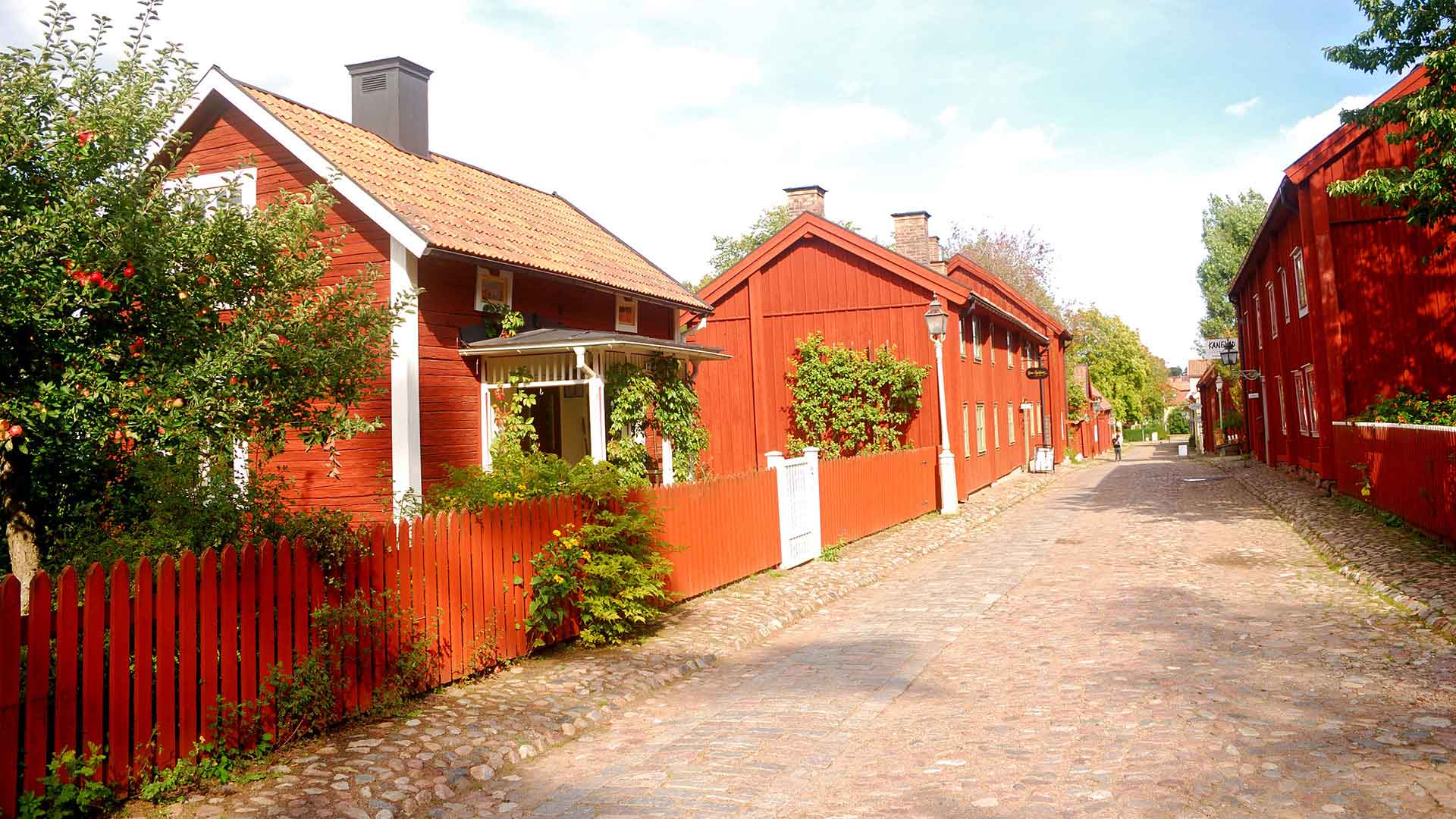 The open-air museum in Gamla Linköping