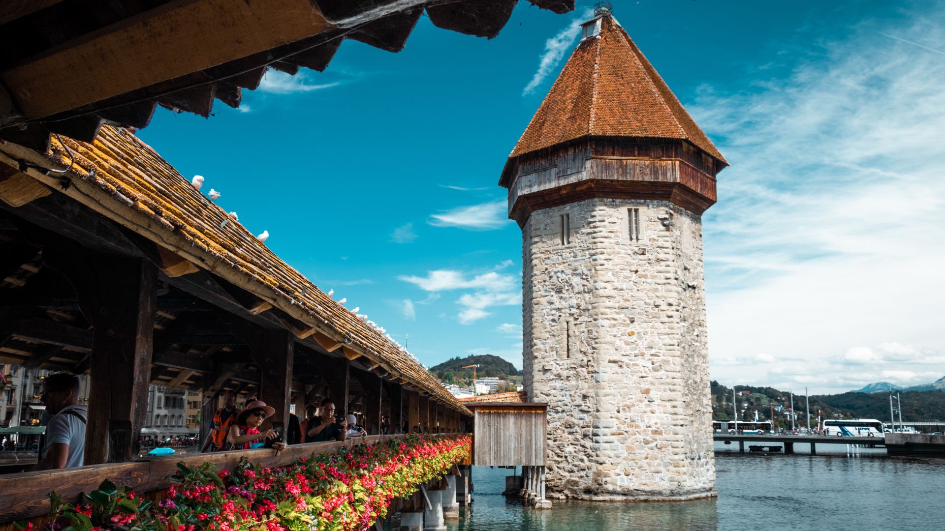 Chapel Bridge, Lucerne, Switzerland