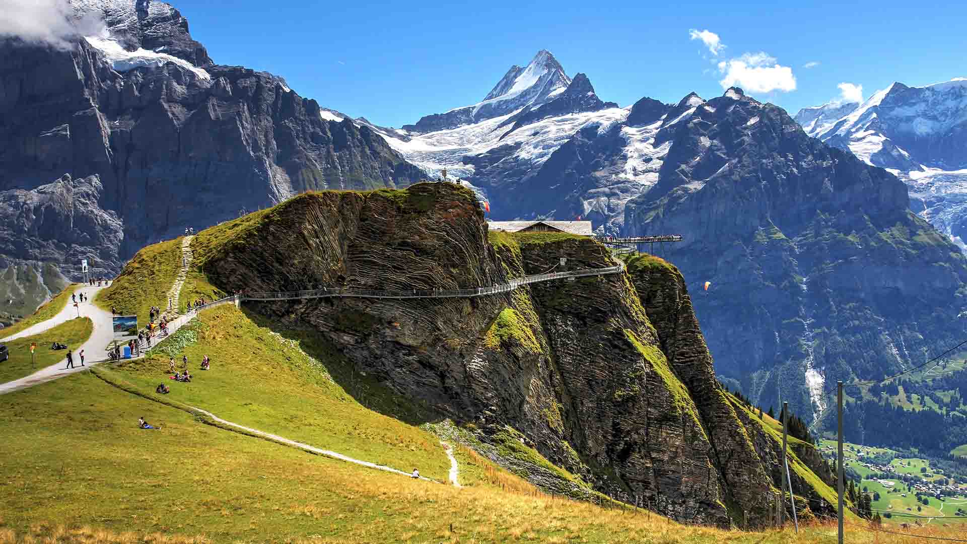 First cliff walk, Grindelwald, Switzerland