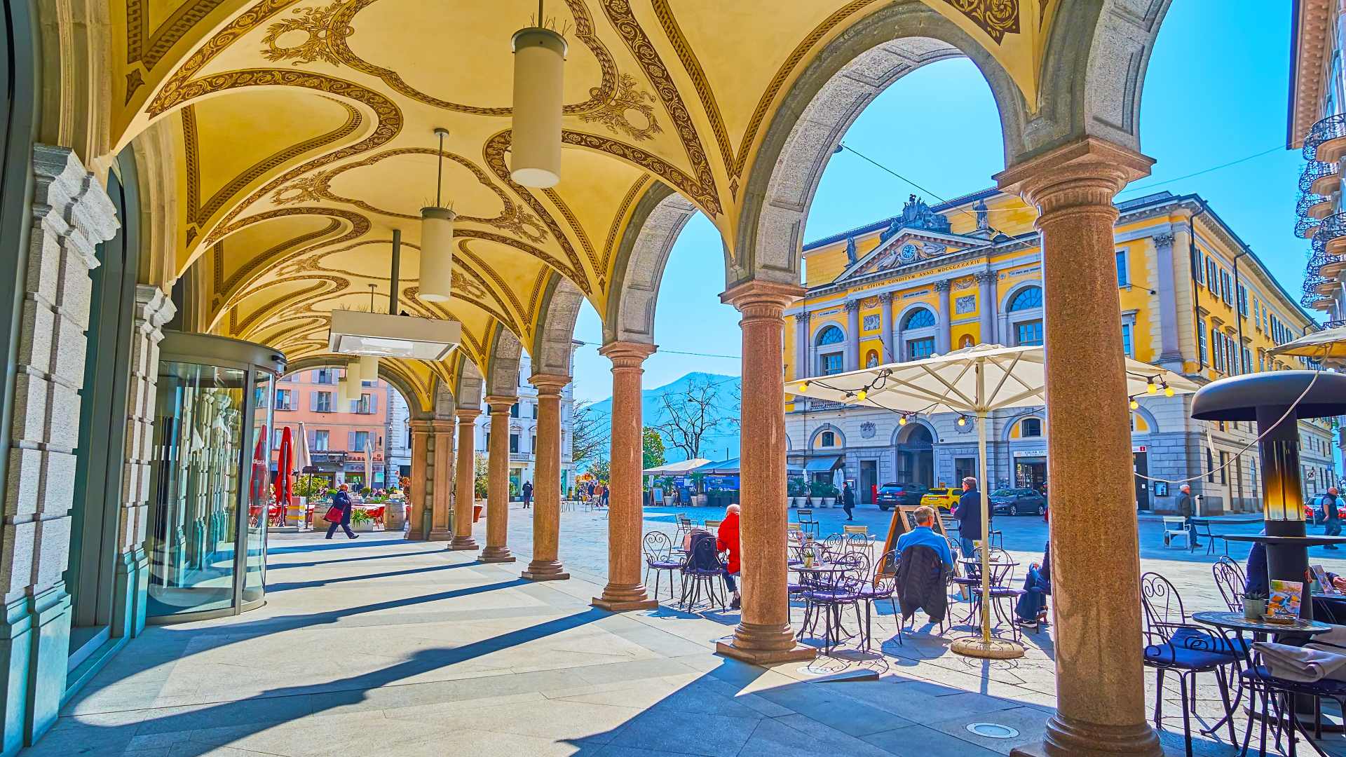 Piazza Riforma, Lugano, Switzerland