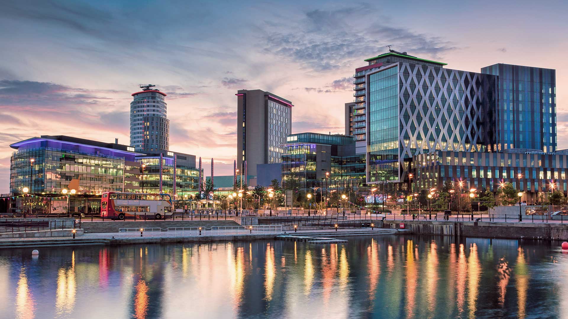Salford Quays in Manchester