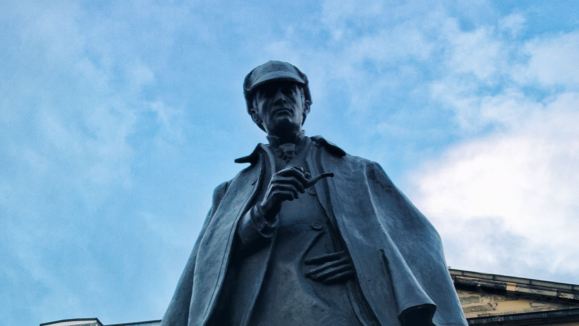 Sherlock Holmes statue in Edinburgh