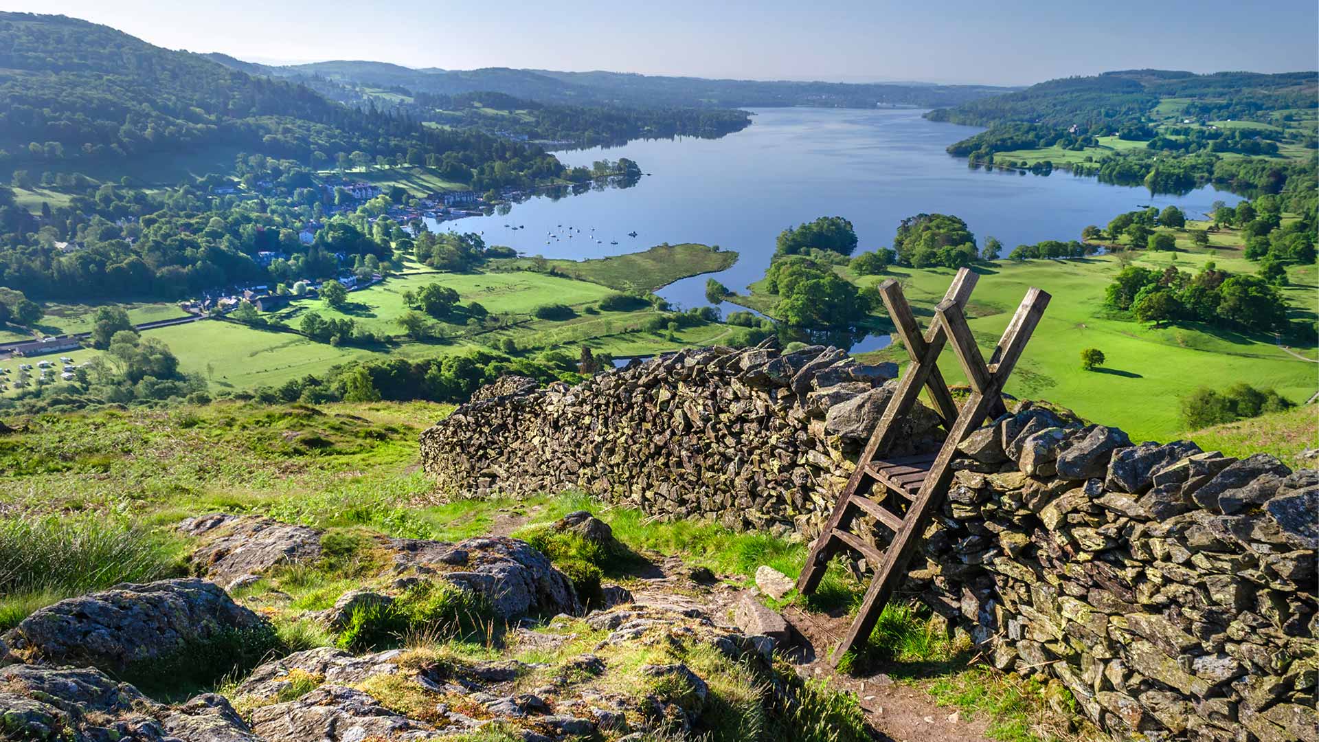 Lake Windermere in Cumbria’s Lake District National Park