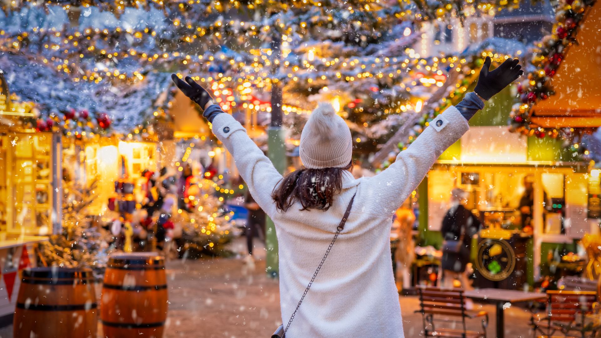 ad551481066 Excited visitor at the Copenhagen Christmas market