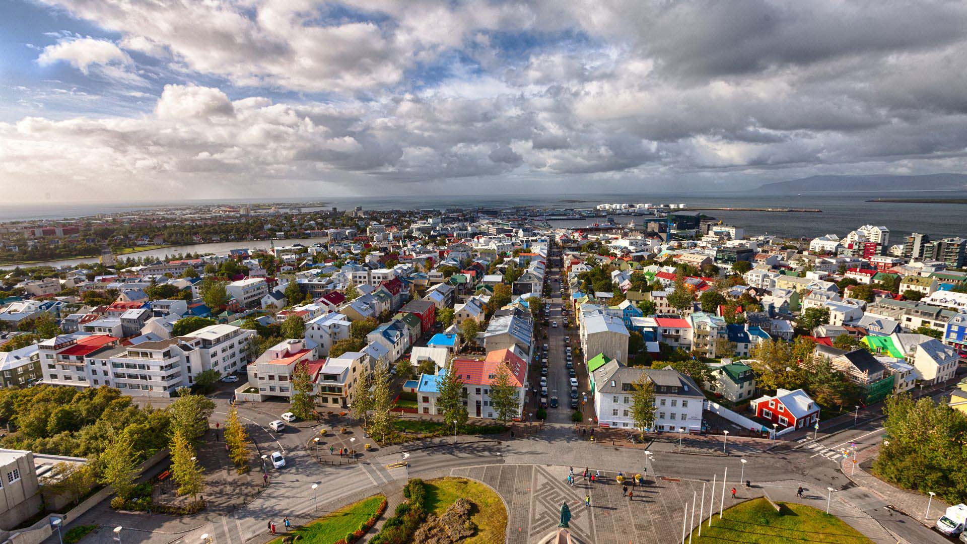 Reykjavik houses Iceland - depositphotos