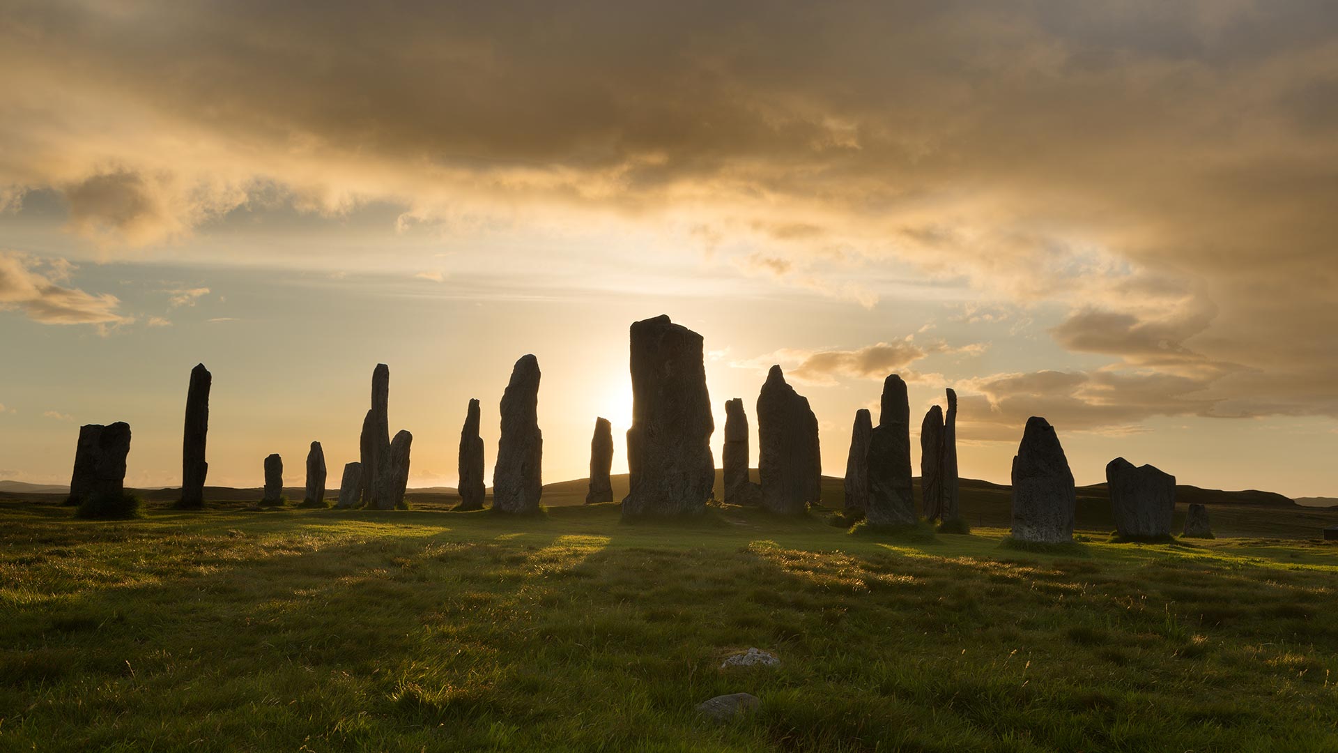 Stone Circle at the Isle of Lewis and Harris